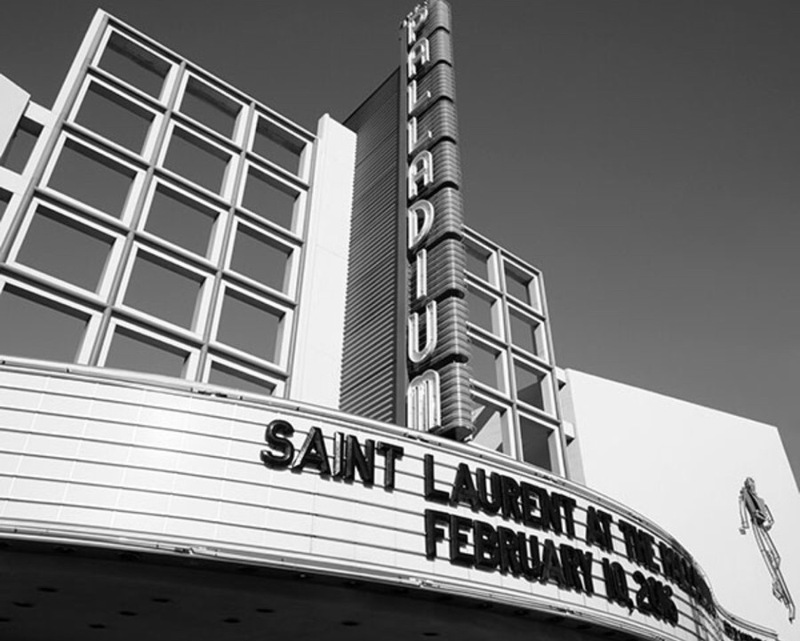 Hedi Slimane يطلق مجموعة Saint Laurent للرجال في Hollywood Paladium